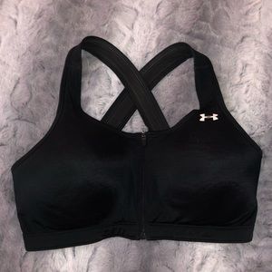 Under Armour Black Sports Bra Large